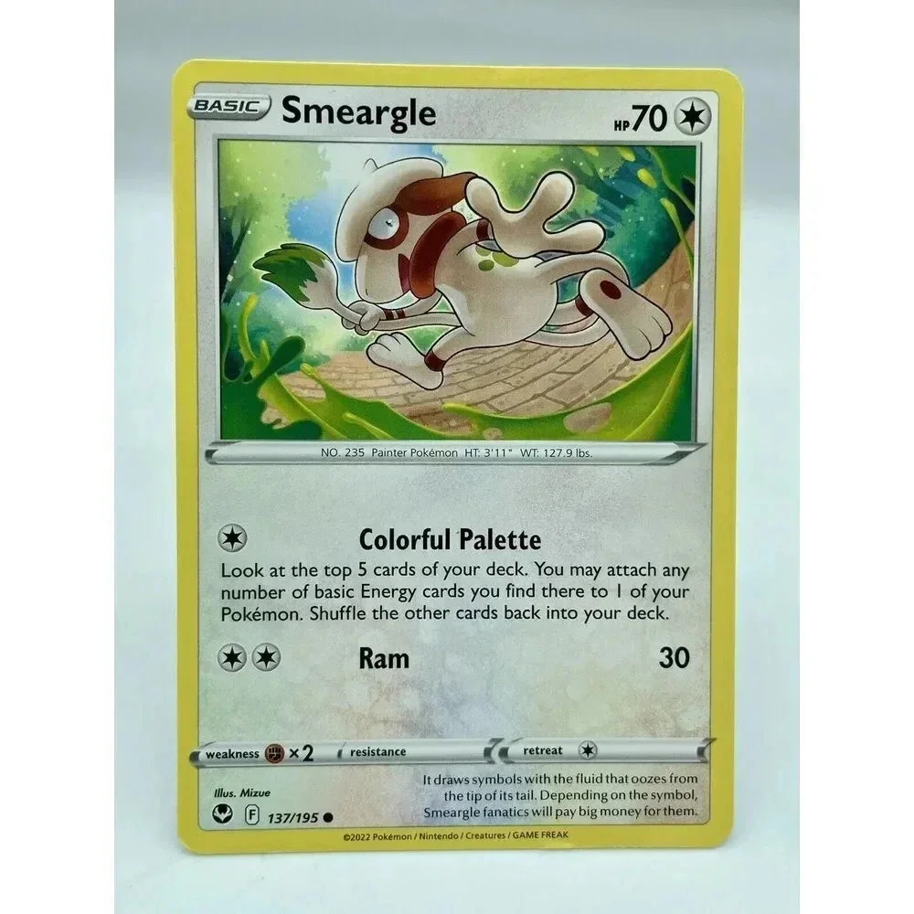 Smeargle 137/195 Sword & Shield: Silver Tempest Non-Holo Pokémon TCG LP